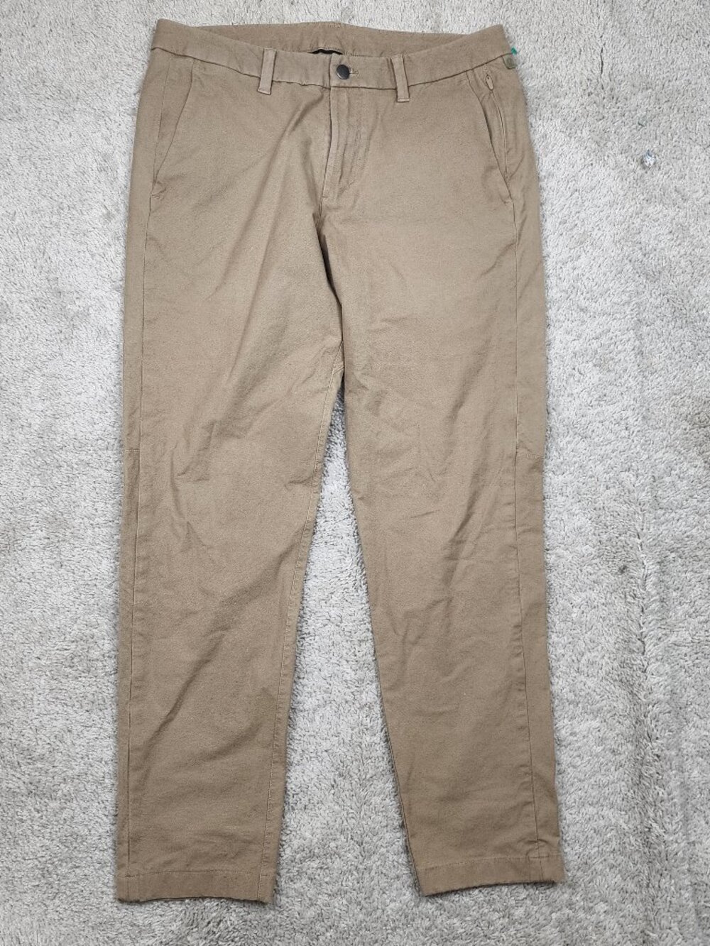 Lululemon Men’s Brown ABC Chino Pants Tapered 5-Pocket Size 33x29 Canvas Style